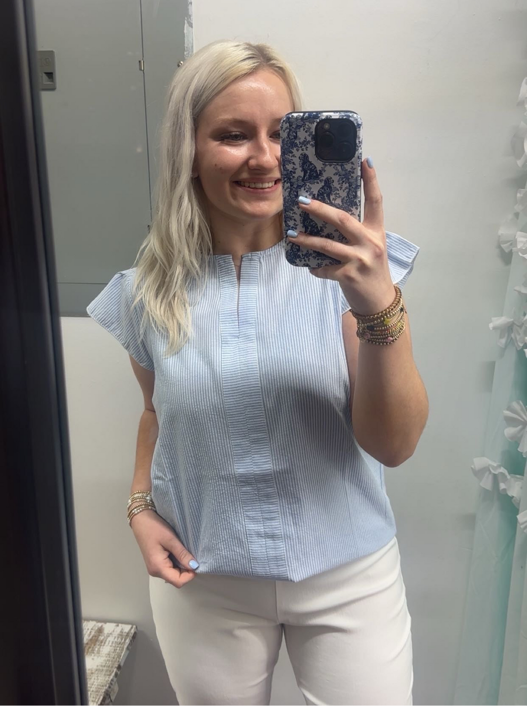 Pinstripe Top