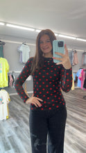 Load image into Gallery viewer, Polka Dot Mesh Top
