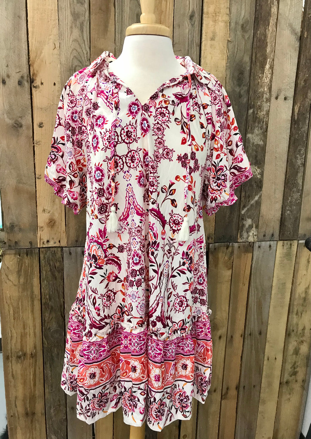 Pink Pattern Dress