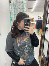 Load image into Gallery viewer, Black leopard mesh top
